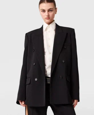 Blazer boyfriend croisé