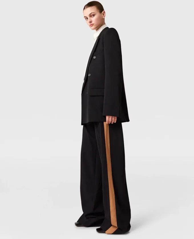 Blazer boyfriend croisé