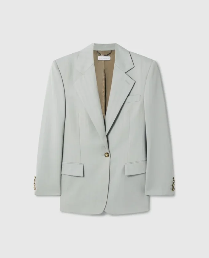 Blazer boyfriend à simple boutonnage Blazer boyfriend à simple boutonnage