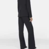 Blazer boyfriend slim en flanelle de laine