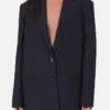 Blazer oversize à carreaux Prince de Galles