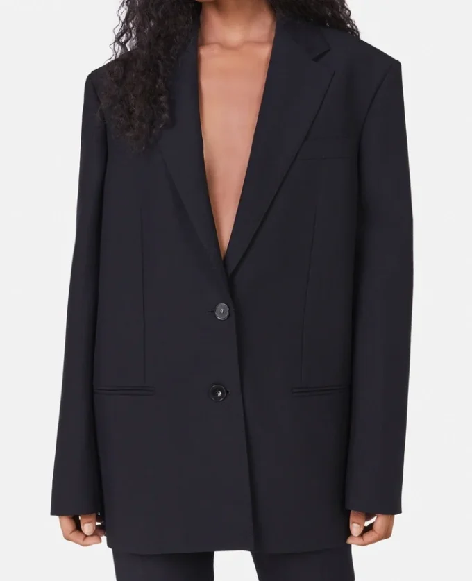Blazer oversize à carreaux Prince de Galles