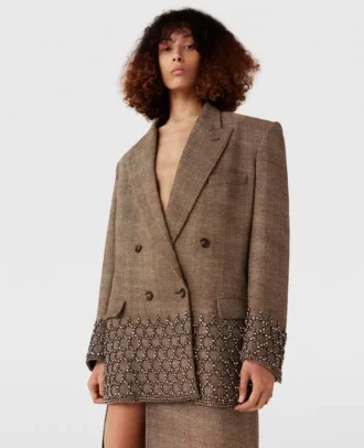 Blazer oversize Crystal Cage