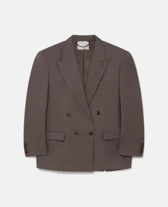 Blazer oversize à double boutonnage