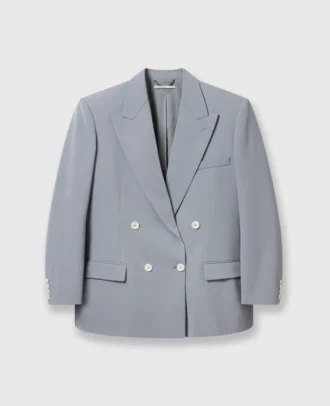 Blazer oversize à double boutonnage