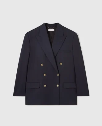 Blazer oversize à double boutonnage