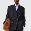 Blazer oversize à double boutonnage Blazer oversize à double boutonnage