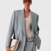 Blazer oversize à double boutonnage Blazer oversize à double boutonnage