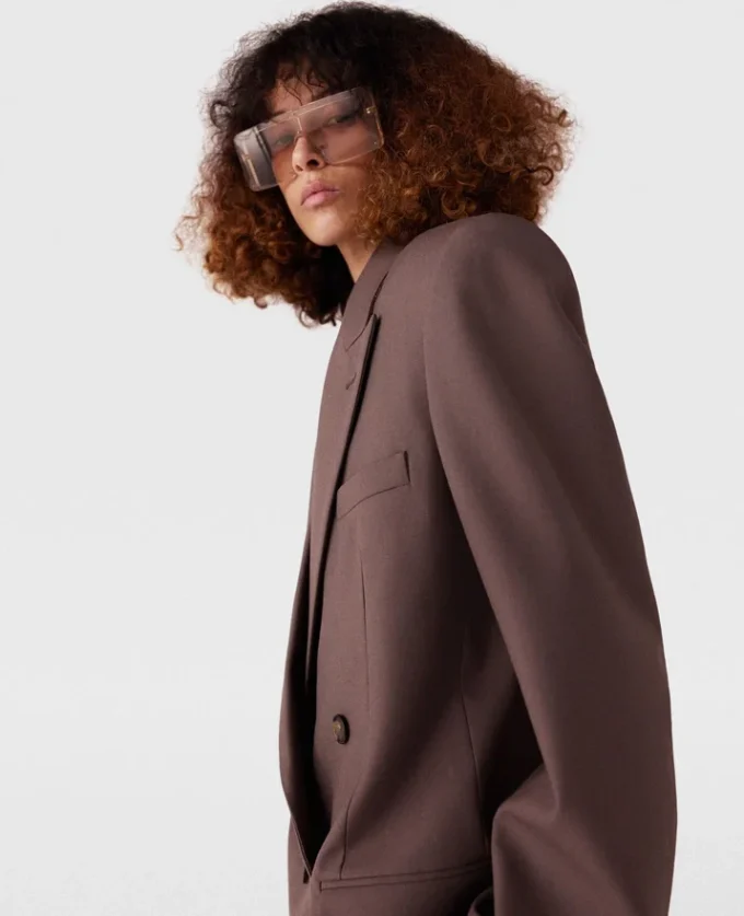 Blazer oversize à double boutonnage Blazer oversize à double boutonnage