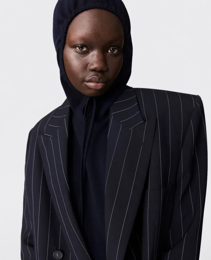 Blazer oversize à double boutonnage Blazer oversize à double boutonnage