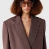 Blazer oversize à double boutonnage Blazer oversize à double boutonnage