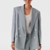Blazer oversize à double boutonnage Blazer oversize à double boutonnage