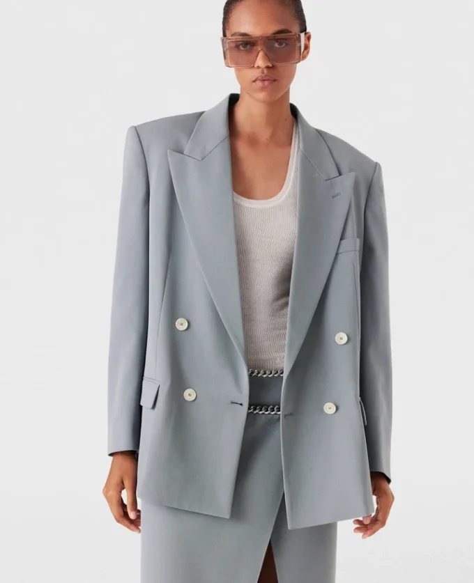 Blazer oversize à double boutonnage Blazer oversize à double boutonnage