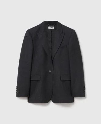 Blazer à simple boutonnage