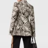 Blazer slim à double boutonnage Cloud Leopard
