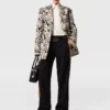 Blazer slim à double boutonnage Cloud Leopard