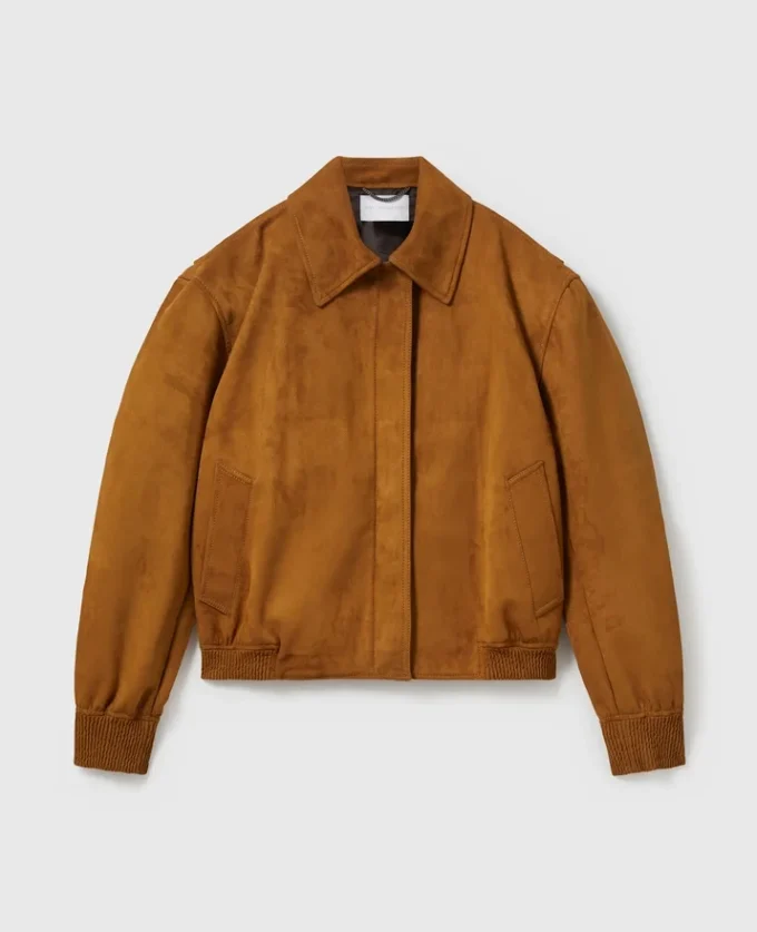 Blouson bomber à col carré Blouson bomber à col carré