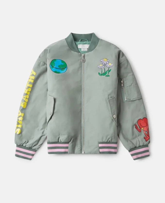 Blouson bomber Earth Friends Graphic