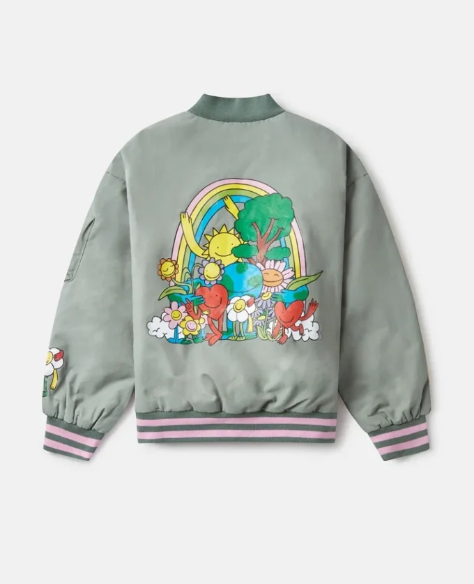 Blouson bomber Earth Friends Graphic