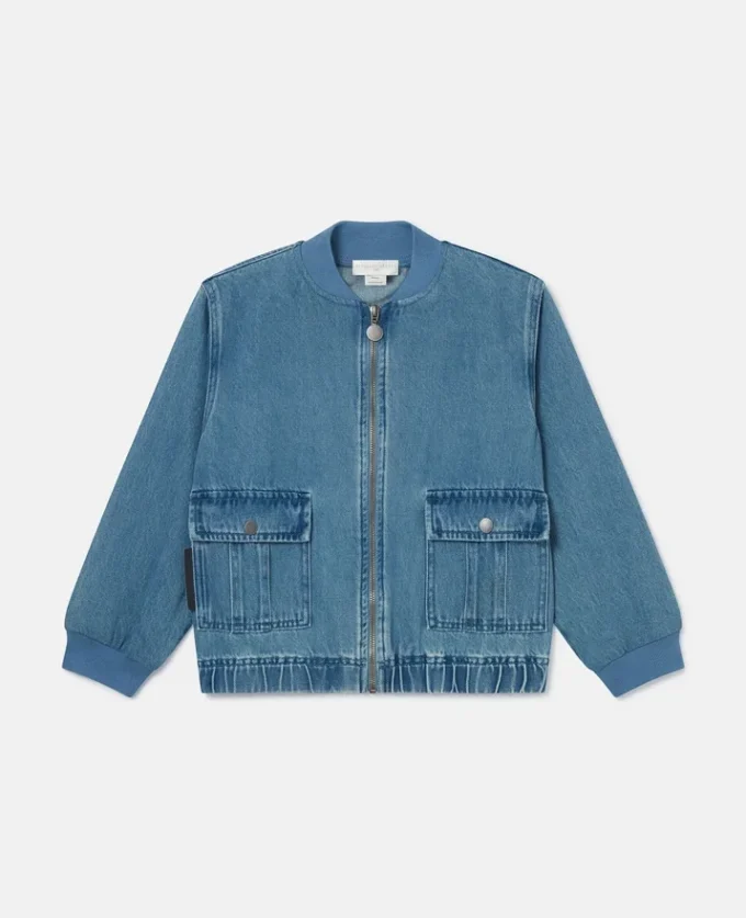 Blouson bomber en denim Blouson bomber en denim