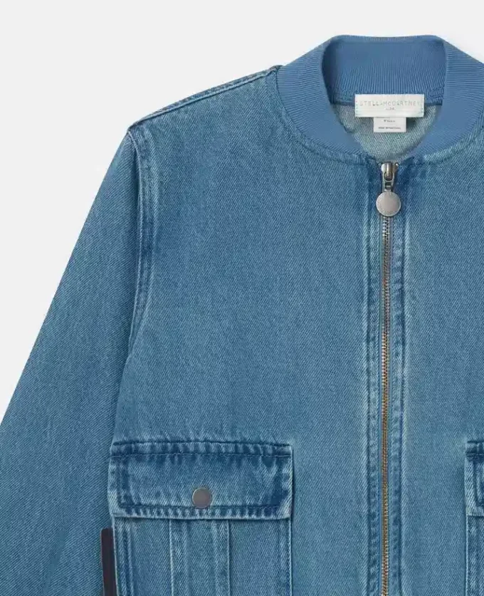 Blouson bomber en denim Blouson bomber en denim
