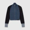 Blouson bomber en maille hybride Blouson bomber en maille hybride