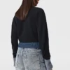 Blouson bomber en maille hybride Blouson bomber en maille hybride
