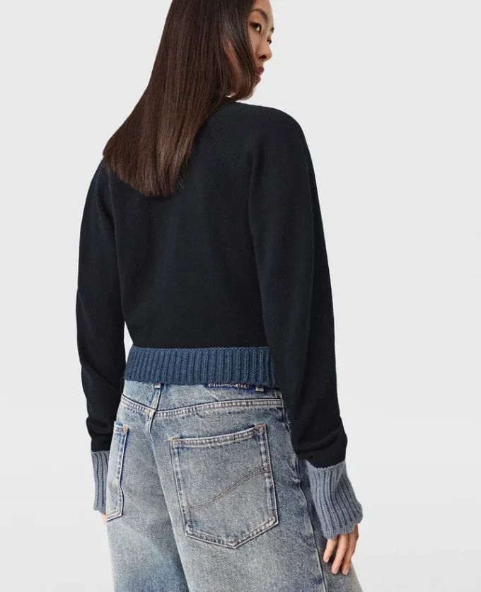 Blouson bomber en maille hybride Blouson bomber en maille hybride