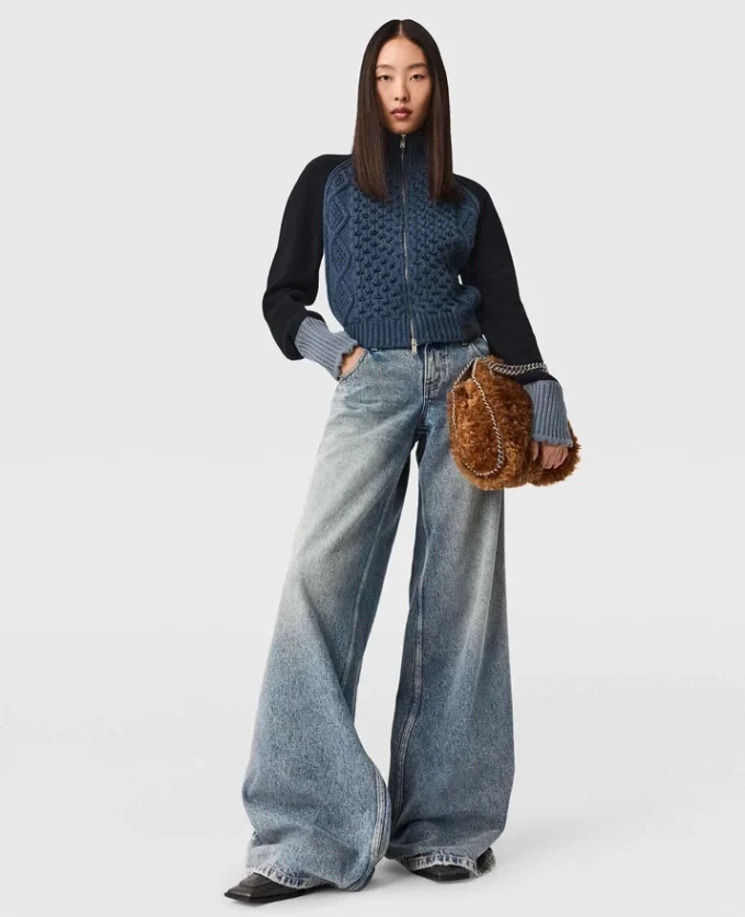 Blouson bomber en maille hybride Blouson bomber en maille hybride
