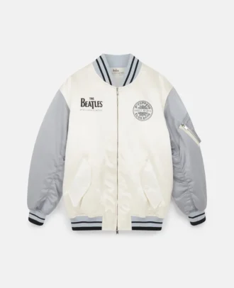 Blouson bomber en satin Get Back