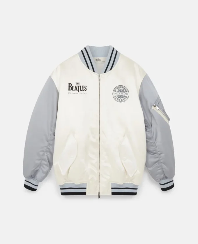 Blouson bomber en satin Get Back
