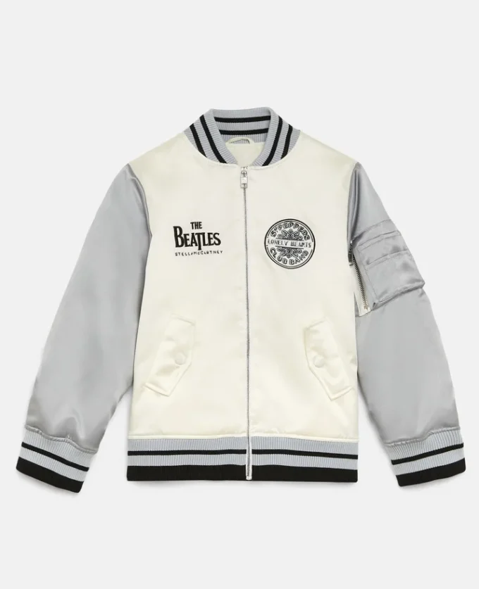 Blouson bomber en satin Get Back