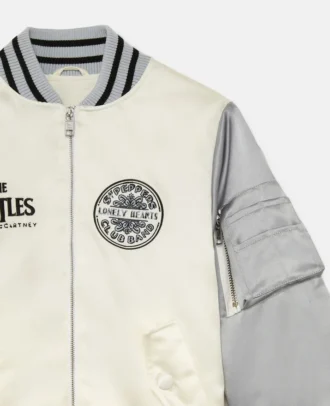 Blouson bomber en satin Get Back