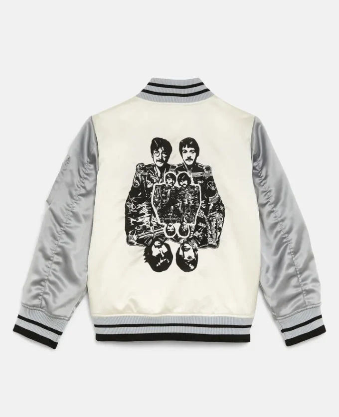 Blouson bomber en satin Get Back