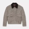 Blouson bomber oversize en tweed Blouson bomber oversize en tweed