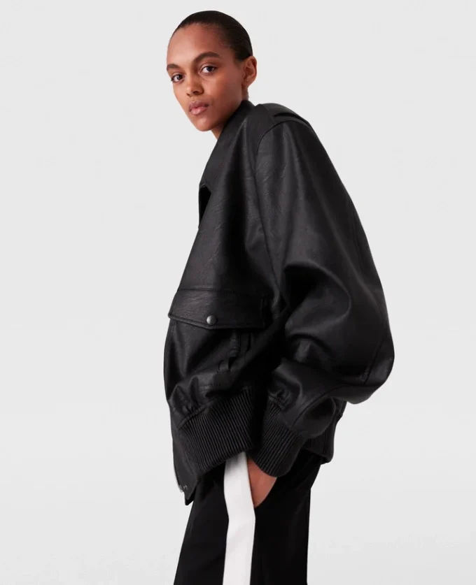 Blouson bomber oversize vegan