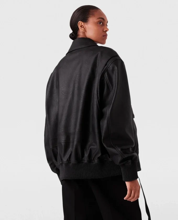 Blouson bomber oversize vegan