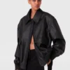 Blouson bomber oversize vegan
