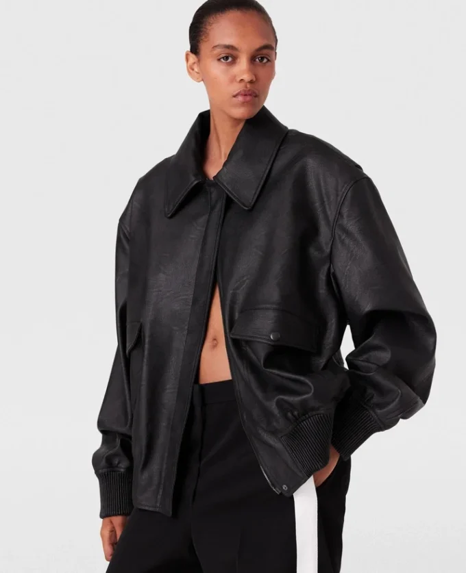 Blouson bomber oversize vegan