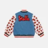 Blouson bomber universitaire à motif graphique Initial
