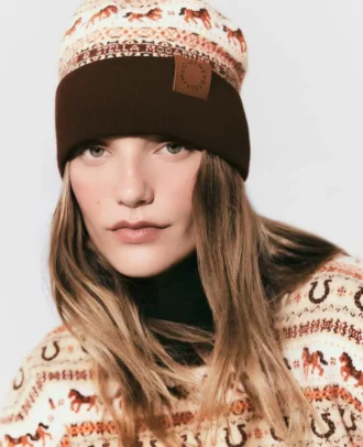 Bonnet en laine Fair Isle