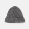 Bonnet en maille côtelée effet vieilli Bonnet en maille côtelée effet vieilli