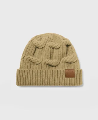 Bonnet Falabella en maille torsadée