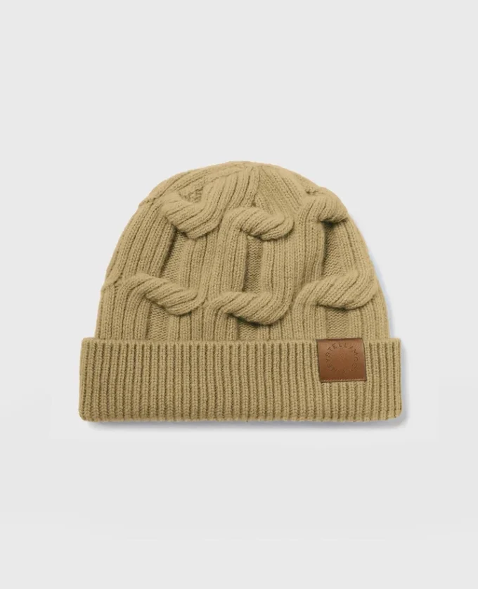 Bonnet Falabella en maille torsadée Bonnet Falabella en maille torsadée