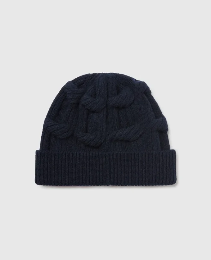 Bonnet Falabella en maille torsadée