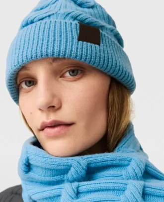 Bonnet Falabella en maille torsadée