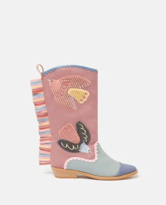 Bottes western brodées Dove