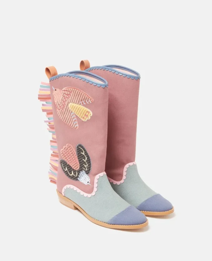 Bottes western brodées Dove Bottes western brodées Dove