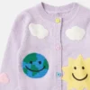 Cardigan brodé Earth Friends Graphic Cardigan brodé Earth Friends Graphic