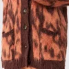 Cardigan à col en V Cloud Leopard Cardigan à col en V Cloud Leopard